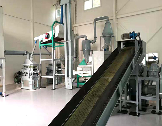 鋰電池回收設(shè)備做正負(fù)極材料的黑粉篩分工序完整機型